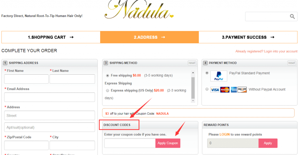 Nadula Hair Apply Coupon