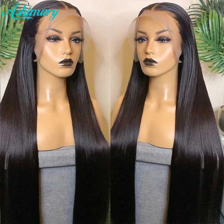 30inch Straight Hair 13x4 Full Lace Frontal Wig Human Hair For Women 13x6 Hd Lace Frontal Wig 360 Lace Frontal Wig Ashimary Hair