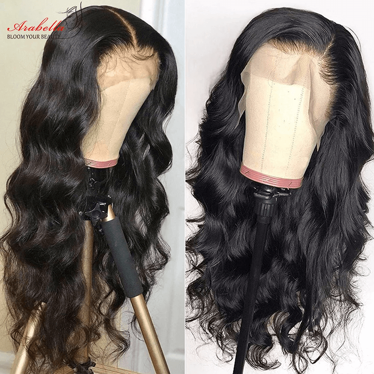 ARABELLA Lace Front Human Hair Wigs 13x4 Transparent Lace 100% Human Hair Wigs Arabella Remy Body Wave Lace Wigs For Women Human Hair
