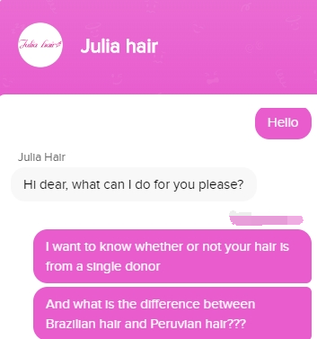 julia hair live chat