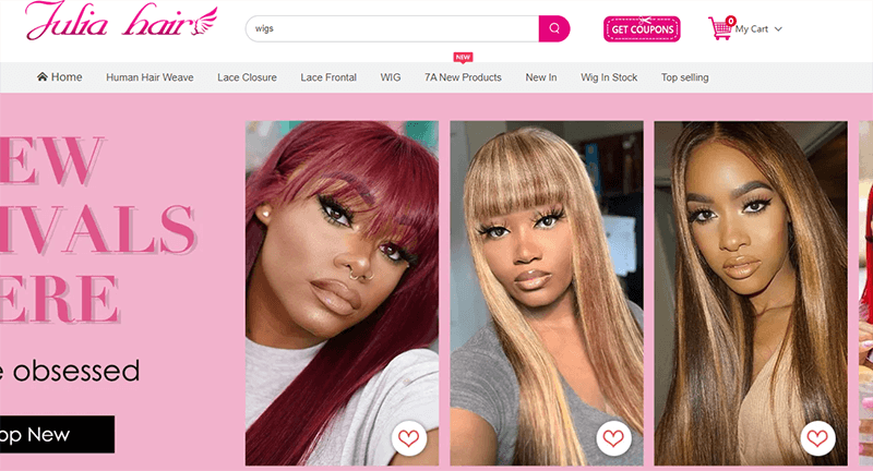 julia hair offical website