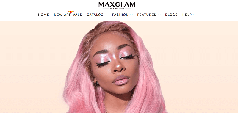 Maxglam hair website