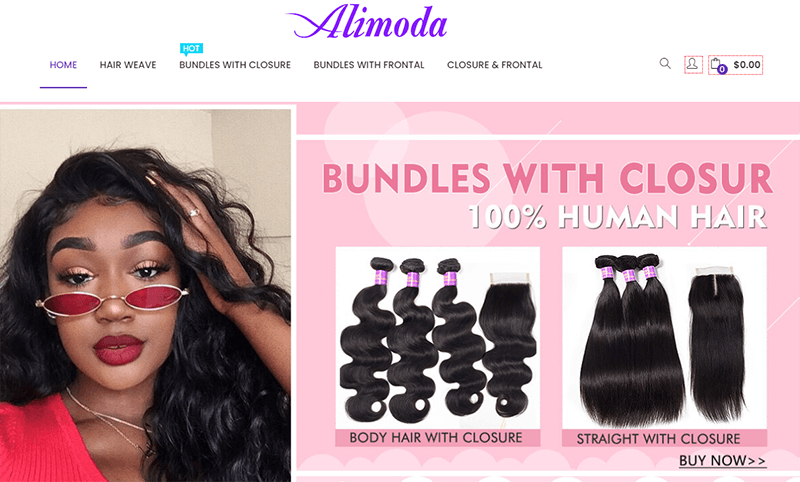 alimoda hair website