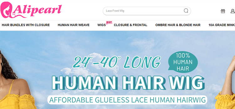 alipearl hair website