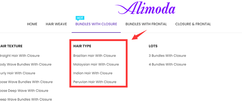 exotic hair on alimoda