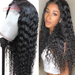 ARABELLA Water Wave Wig 4x4 Closure Wig With Baby Hair Human Hair PrePlucked 13x4 Lace Front Wig Arabella Remy Water Wave Lace Front Wig