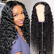 Ali Grace 13*4 13*6 360 Wigs Brazilian Deep Wave Curly Human Hair Lace Front Wig On Sale
