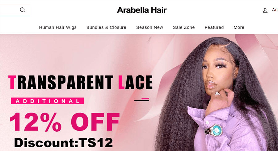 arabella hair wig site