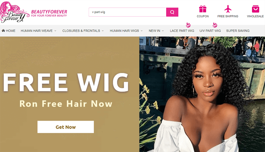beautyforever wig site