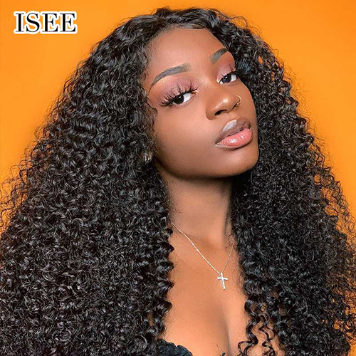 ISEE Kinky Curly Lace Frontal Wig