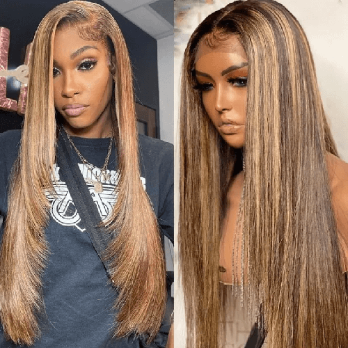 UNice Straight Highlight Lace Front Wig