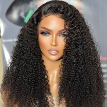 Afro Curly Free Parting Undetectable Invisible 13x4 HD Lace Frontal Wig