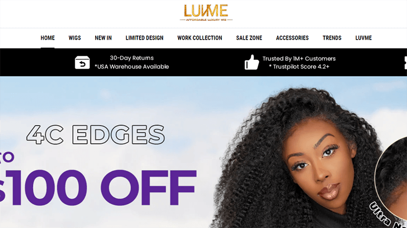 luvme hair offical website