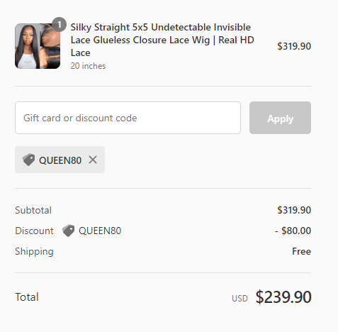 the price of luvme hair closure wig
