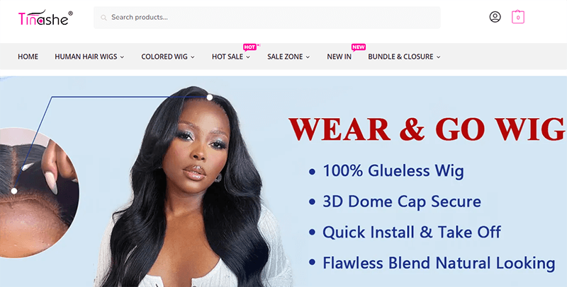 tinashe hair official website