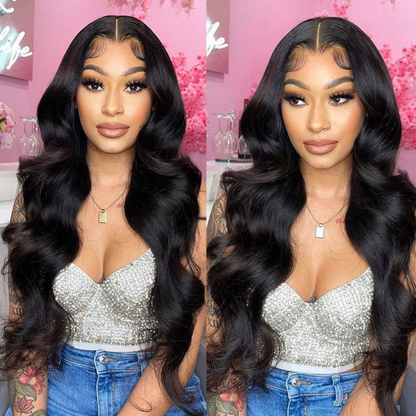 HD Undetectable Lace Wigs Body Wave 14-36 Inch Undetectable HD Lace Front Wigs And 5x5 Closure Wigs