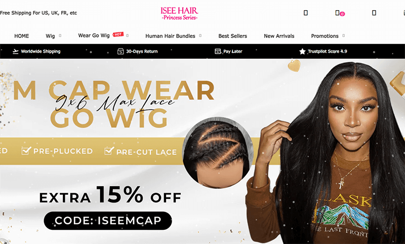 Isee Hair Official Website